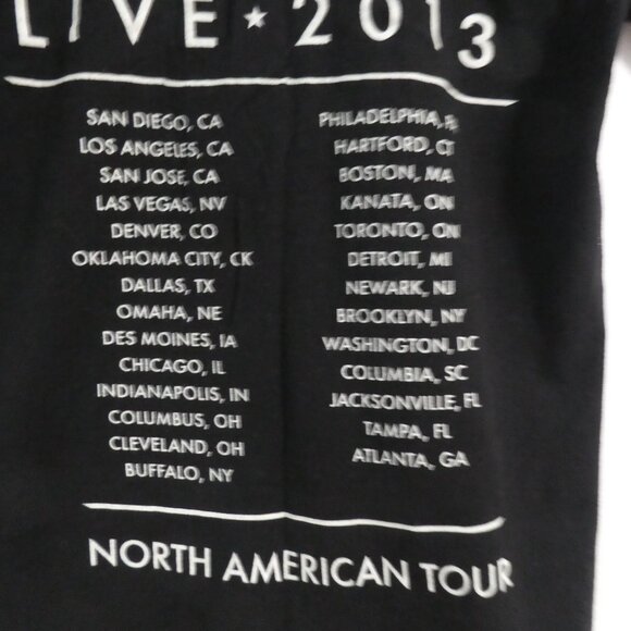 JUSTIN BIEBER - BELIEVE - Live 2013 - North American Tour | Black Tee - T-Shirt - Picture 14 of 16